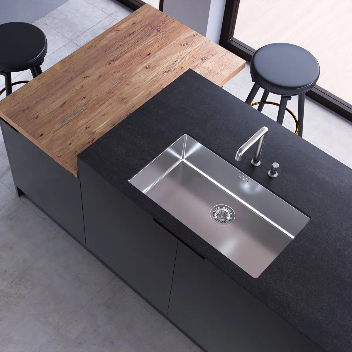 LAVAPJATE TASCA CANOVA - CA70F INOX KOSH 70X40
