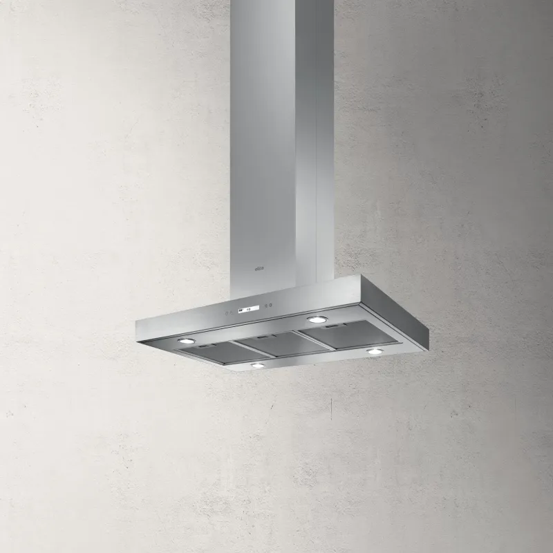 ASPIRATOR GOLD S93PB 90IX PLANA T - 10CM INOX 90 CM ISHULL