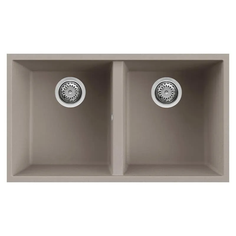 LAVAPJATE ELLECI QUADRA 350 TORTORA G43 76X44 SOTTO 2+0 LGQ35043BSO