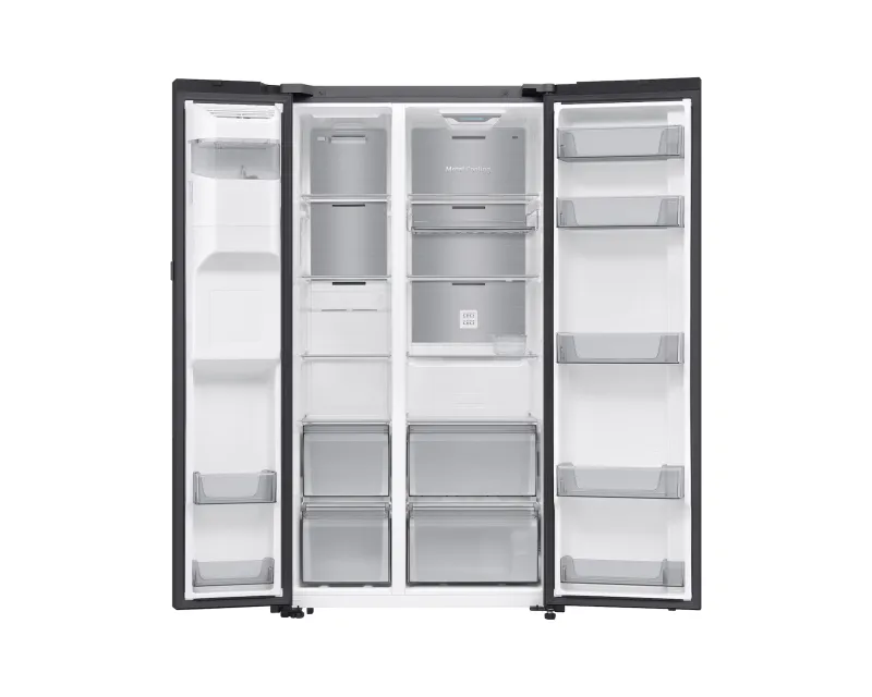 FRIGORIFER SAMSUNG RS80F64JEBEF 178CM SBS BLACK GLASS - 4