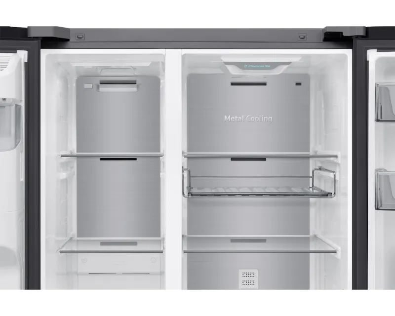 FRIGORIFER SAMSUNG RS80F64JEBEF 178CM SBS BLACK GLASS - 6