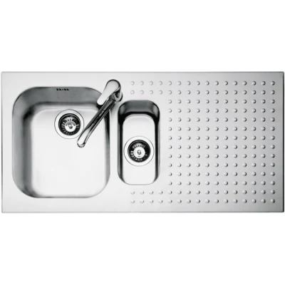 chiuveta-bucatarie-barazza-select-1is10060d-cu-112-cuve-si-picurator-dreapta-incasso-inox