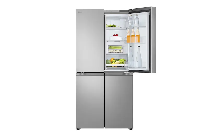 REFRIGERATOR LG GMB860PYDE 180 X 84 CM STAINLESS STEEL 4 DOORS - 5