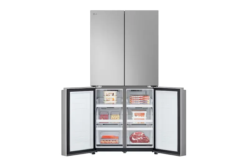 REFRIGERATOR LG GMB860PYDE 180 X 84 CM STAINLESS STEEL 4 DOORS - 7