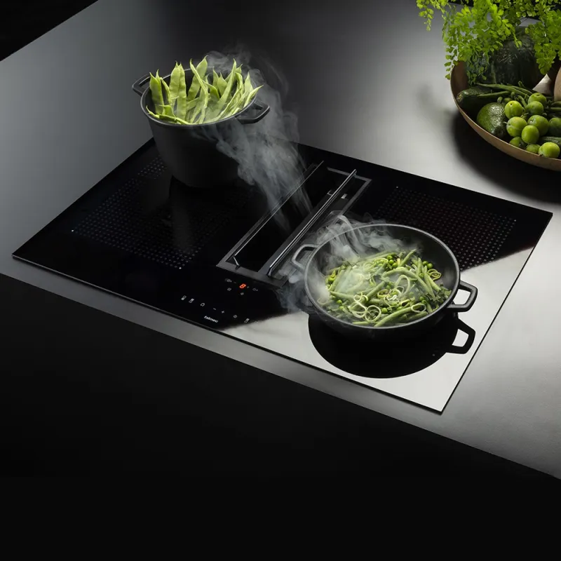 HOB & COOKER HOOD FALMEC QUANTUM PRO EASY CUZQ90.04P8#ZZZN461F INDUCTION 80 CM - 3