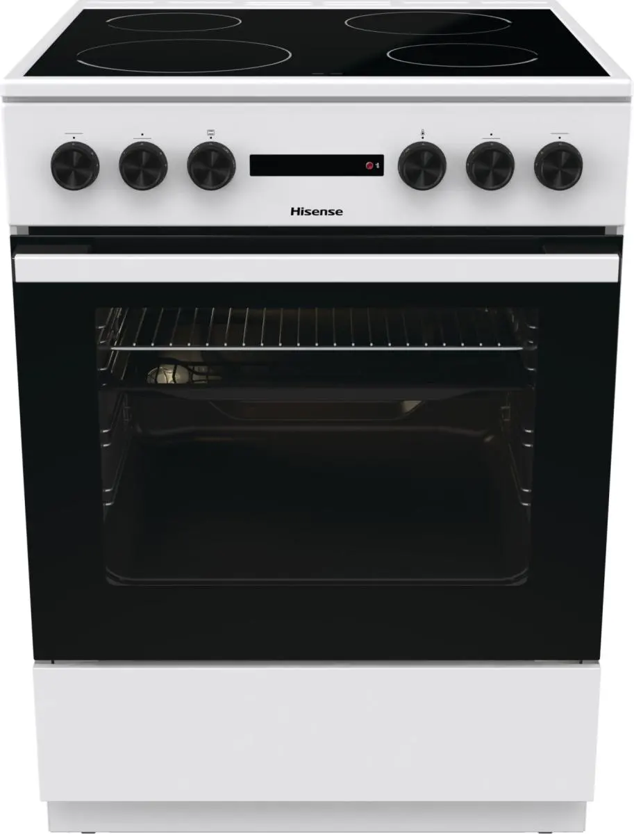 HISENSE HEC6A30WD 60 CM ELECTRIC STOVE 71 LITERS WHITE - 3