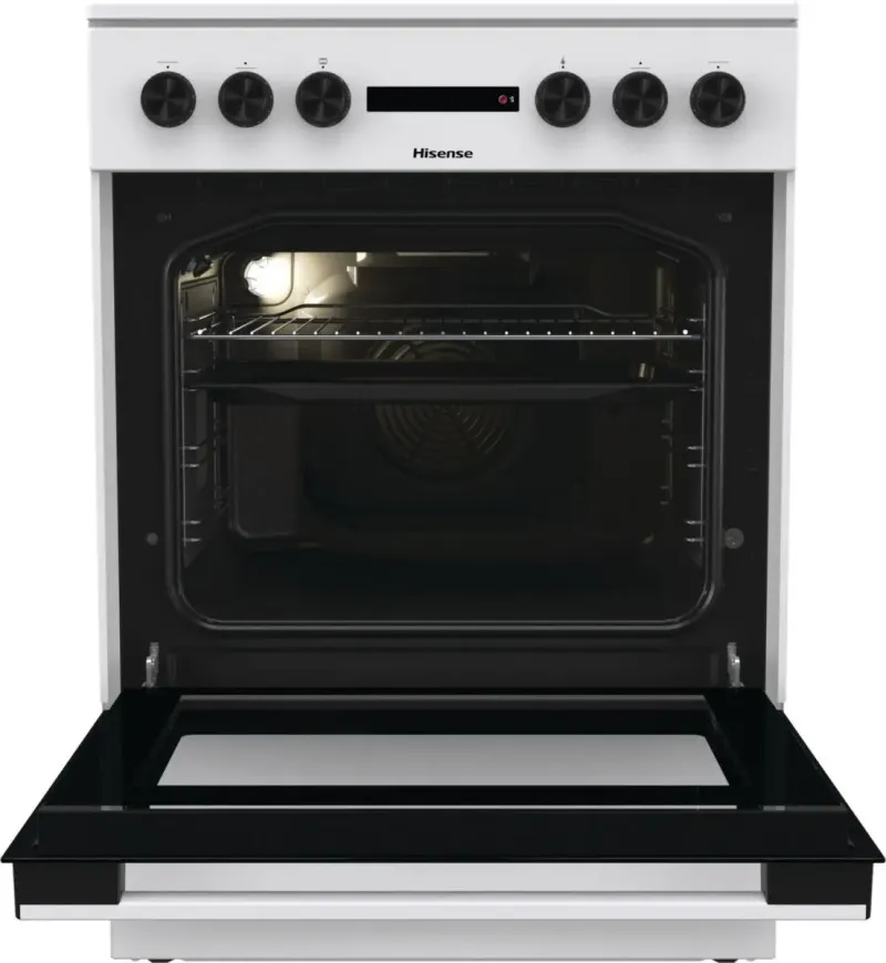 HISENSE HEC6A30WD 60 CM ELECTRIC STOVE 71 LITERS WHITE - 4