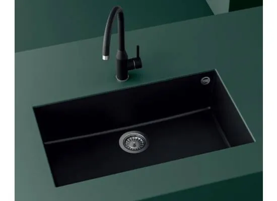 LAVAPJATE ELLECI SQUARE 105 NERO G40 1-KOSH 54x44 CM SOTTOTOP LGQ10540BSO