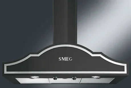 ASPIRATOR SMEG CORTINA KC90AX 90 CM KLASIK BLACK 730M2