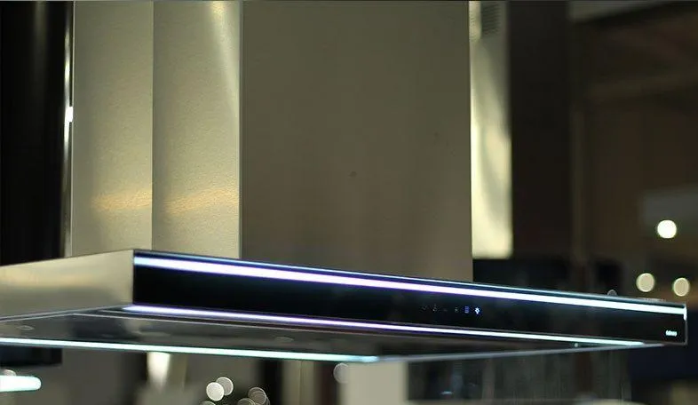 COOKER HOOD FALMEC LUMINA CLMI90.00P2#NROI490F ISLAND T NRS 800M2 BLACK/STAINLESS STEEL - 2
