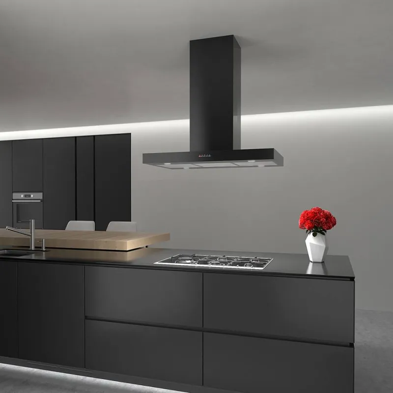 COOKER HOOD FALMEC PLANE CPCI90.E2P2#ZZZN491F ISLAND T 800M2 BLACK - 2