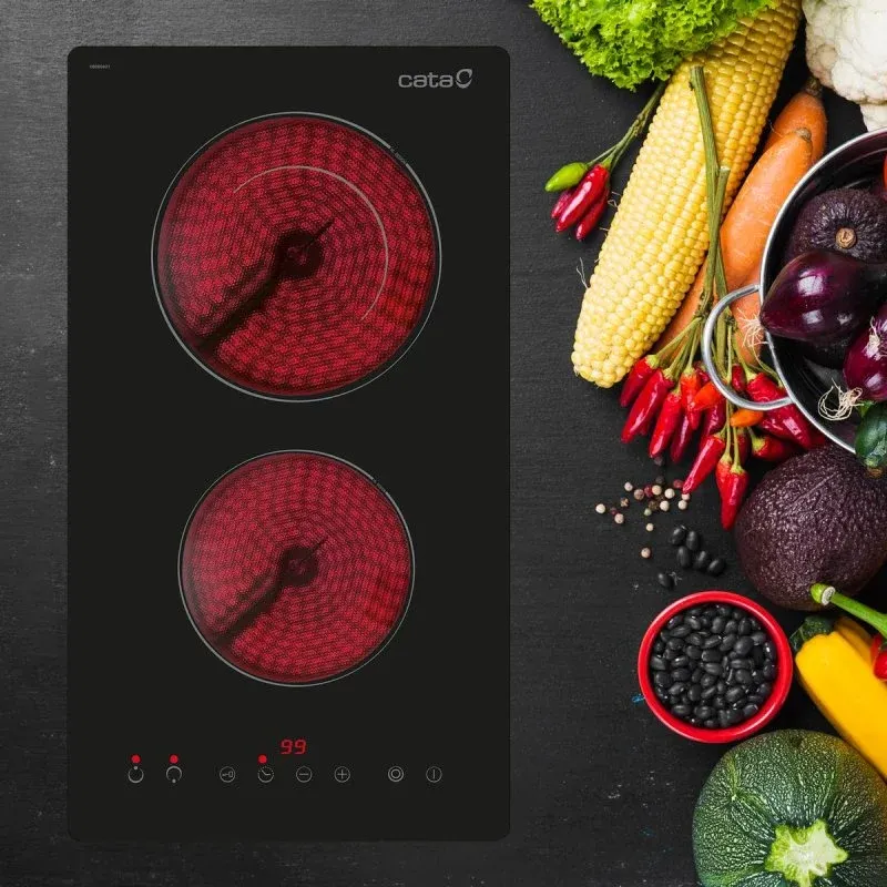 HOB CATA TD 3002 BK 2 ELECTRIC HOBS 29 CM - 3
