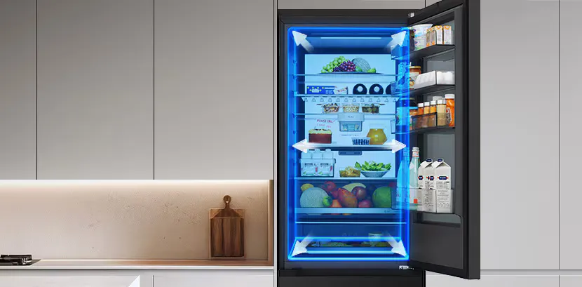 FRIGORIFER LG GBGW92GCEV 70×203 CM NO FROST BLACK GLASS - 7