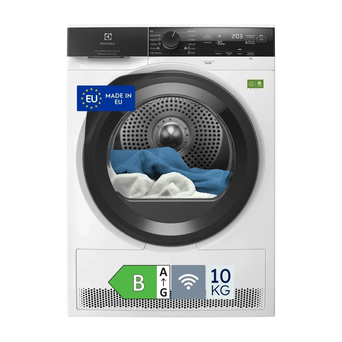 DRYER ELECTROLUX EW7H4E10BY 10-KG B SERIES 800