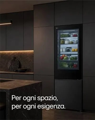 FRIGORIFER LG GBGW92GCEV 70×203 CM NO FROST BLACK GLASS - 11
