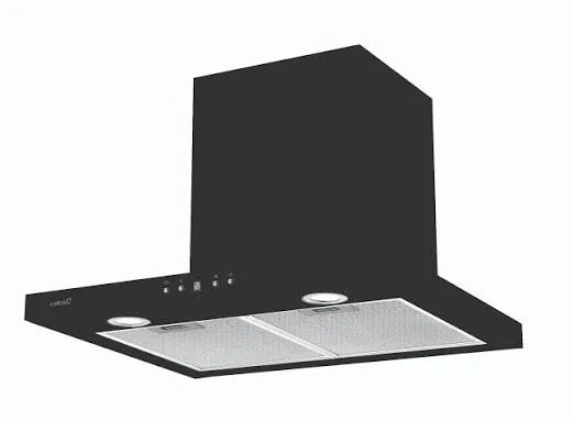 ASPIRATOR CATA SPRO 6000 BK BLACK PLANA T 60CM