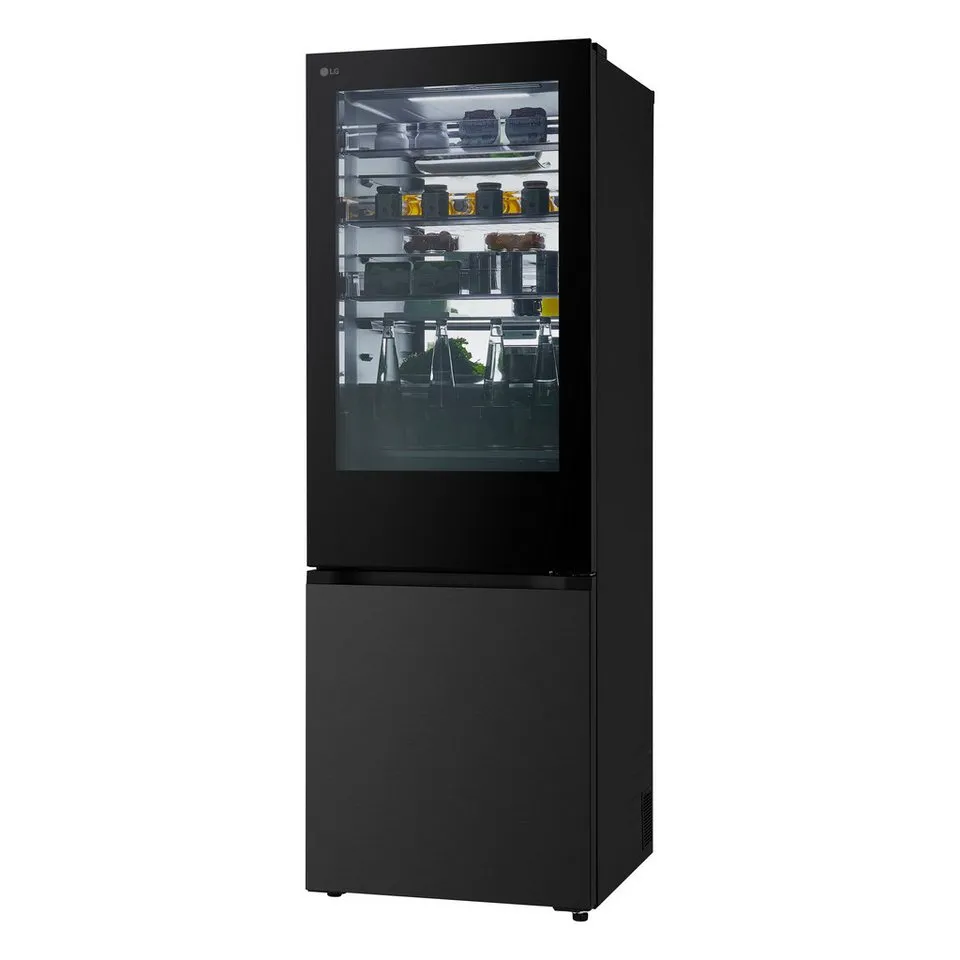 FRIGORIFER LG GBGW92GCEV 70×203 CM NO FROST BLACK GLASS - 2