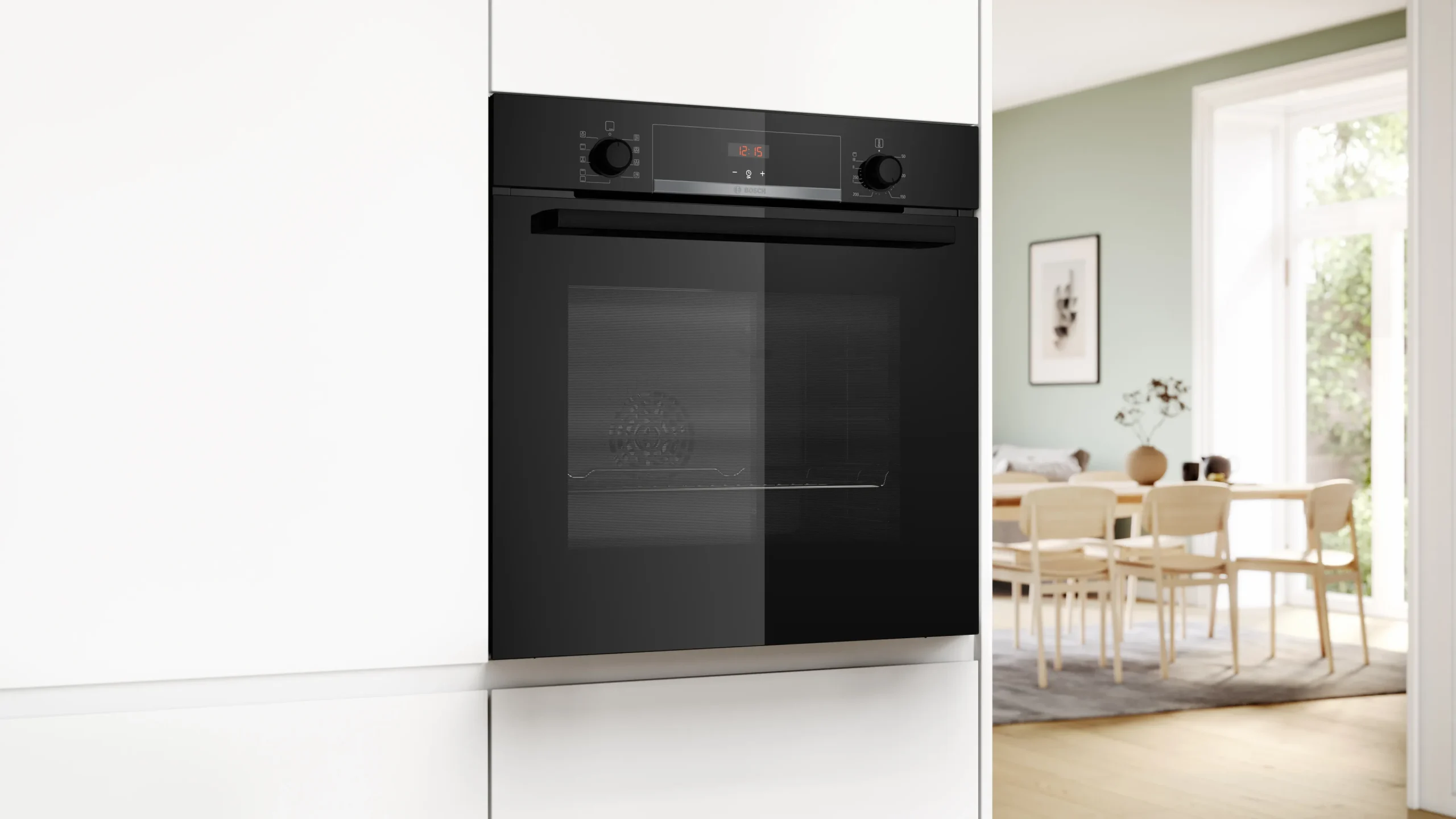 FURRE BOSCH HBA534BB3 71 LITRA Serie 4 BLACK A+ - Emei Elektro