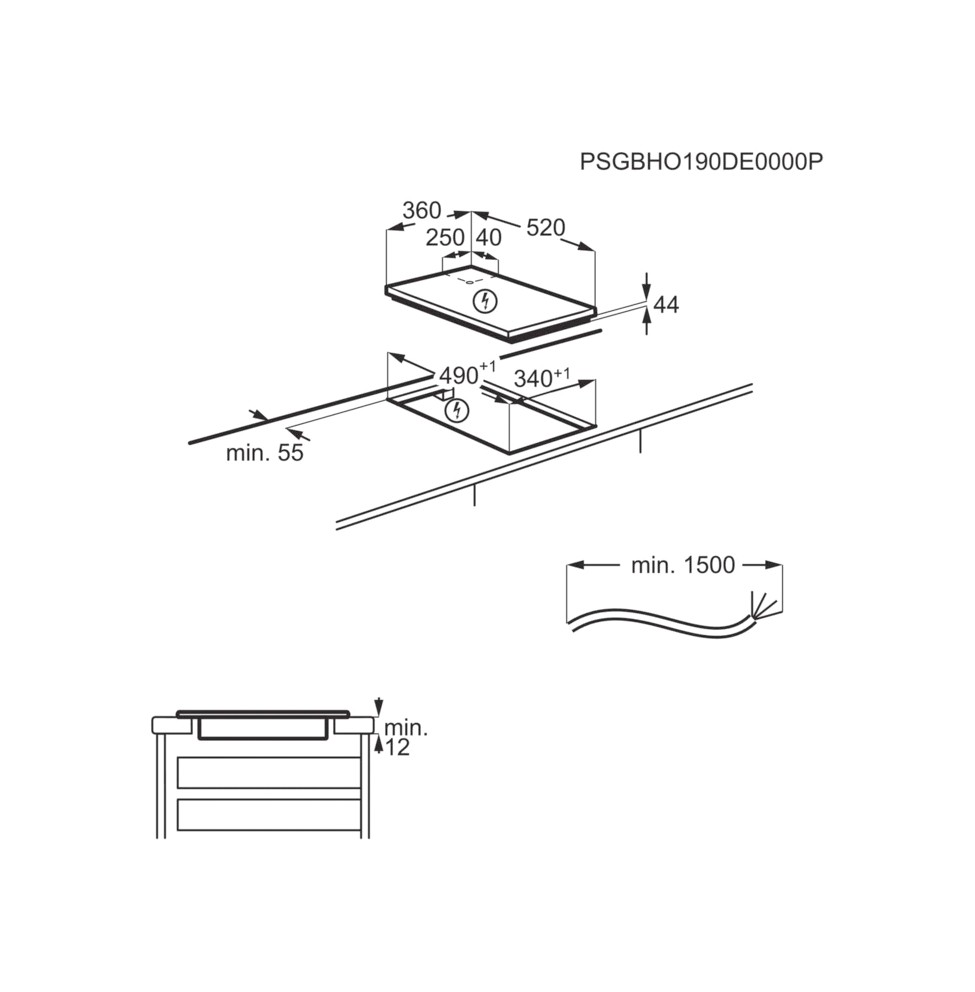PIANURE AEG IKE41600KB INDUKSION 36 CM - Image 5