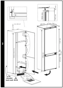 FRIGORIFER GRUNDIG GKMI26940N LH 194 X 70 CM INCASO - Image 5
