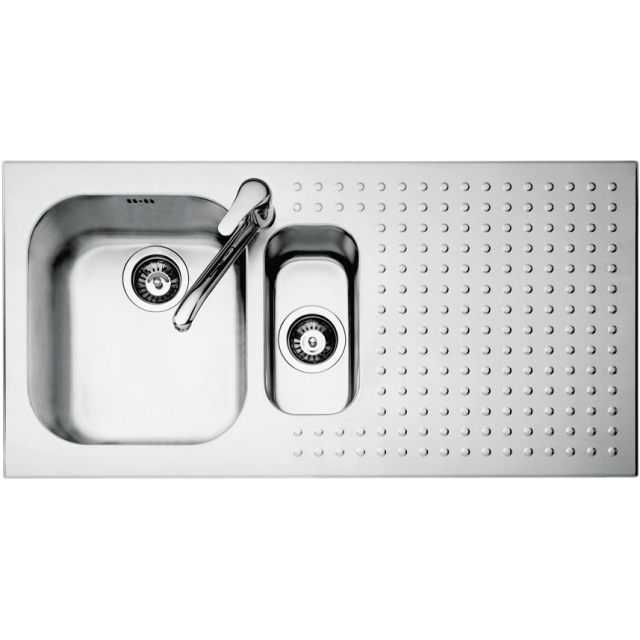LAVAPJATE BARAZZA PUNTO 2+1 100X50 2 VS INOX 1IS10060D